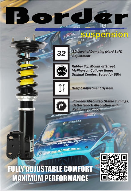 porsche cayenne 955 957 t1 vw touareg Border suspension adjustable coilovers with 4 inch lift