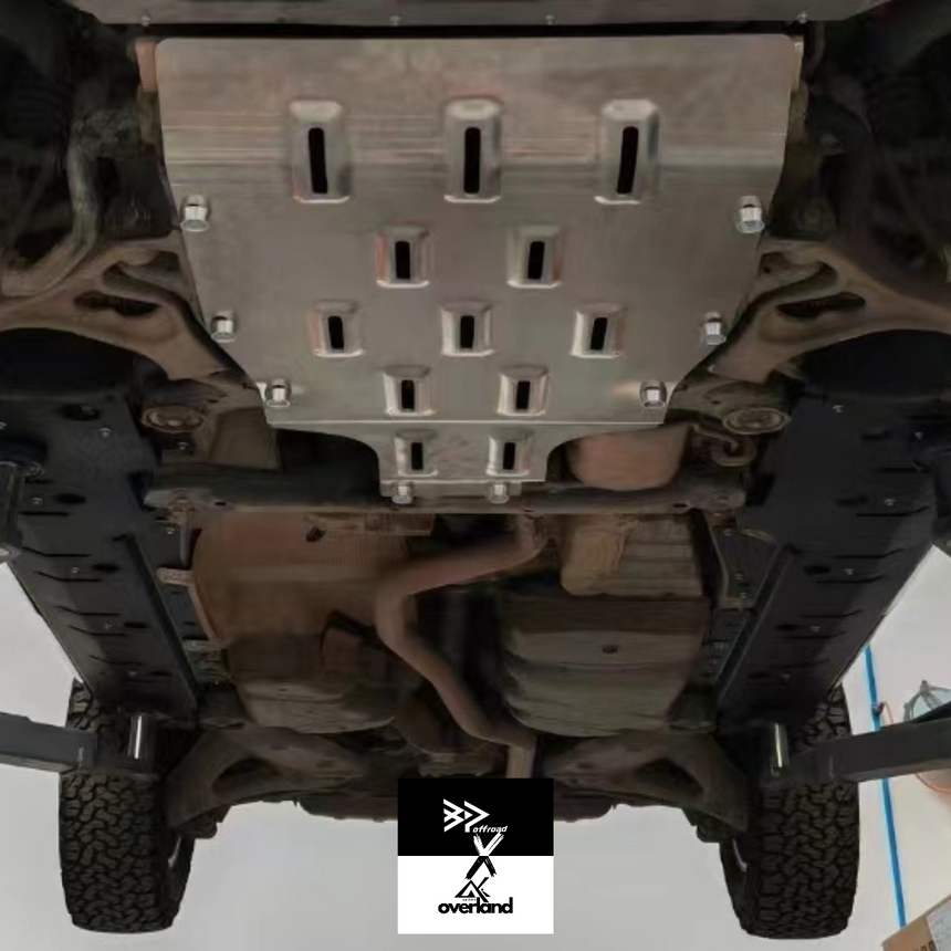 Akioverland Full Rocker Underbody Protection - Touareg Cayenne 955 957 958 & VW Touareg Gen 1 & 2 side skid and skid plate