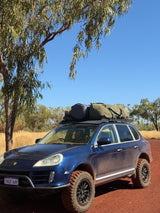 Akioverland Porsche Cayenne 957 Half Height Tubular Offroad Front Bumper in australia