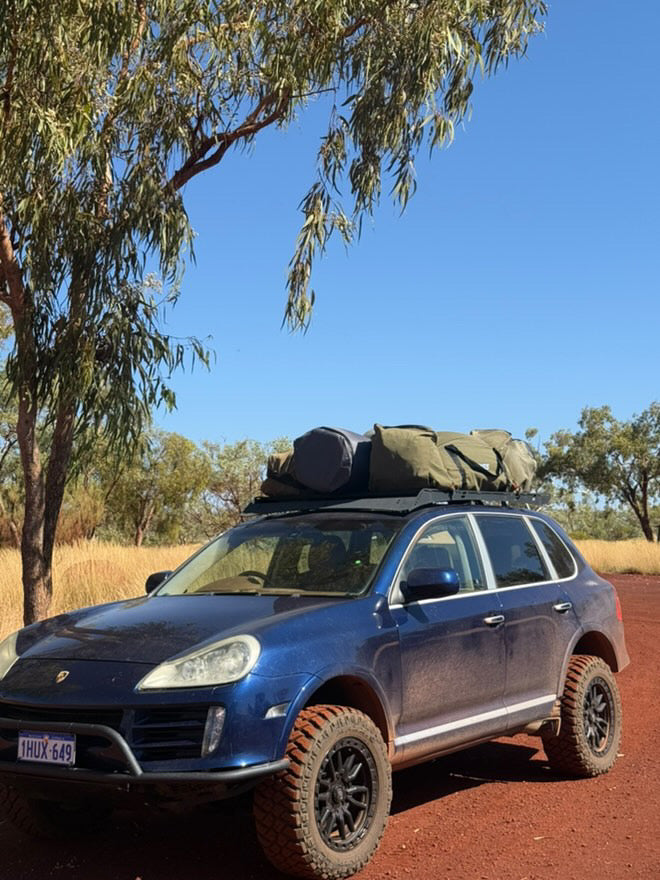 Akioverland Porsche Cayenne 957 Half Height Tubular Offroad Front Bumper in australia