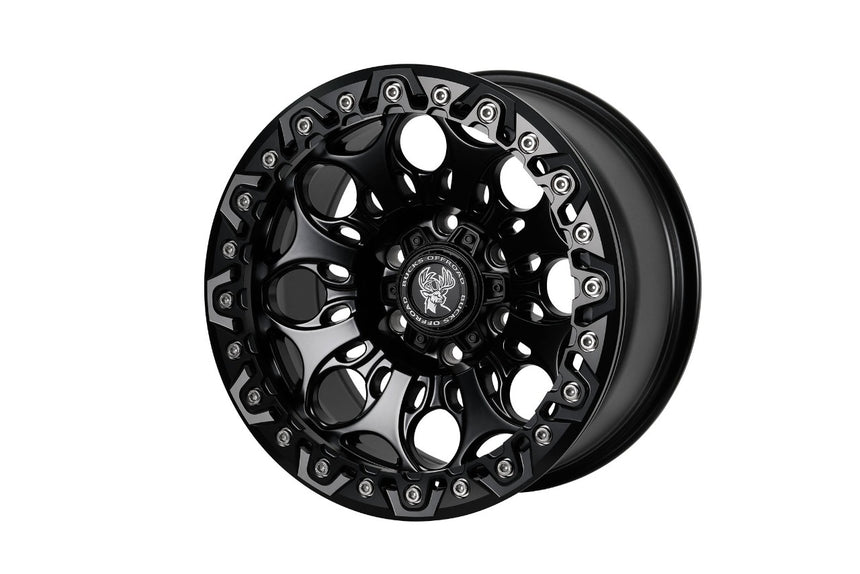 Bucks B502 Beadlock fendu noir brillant