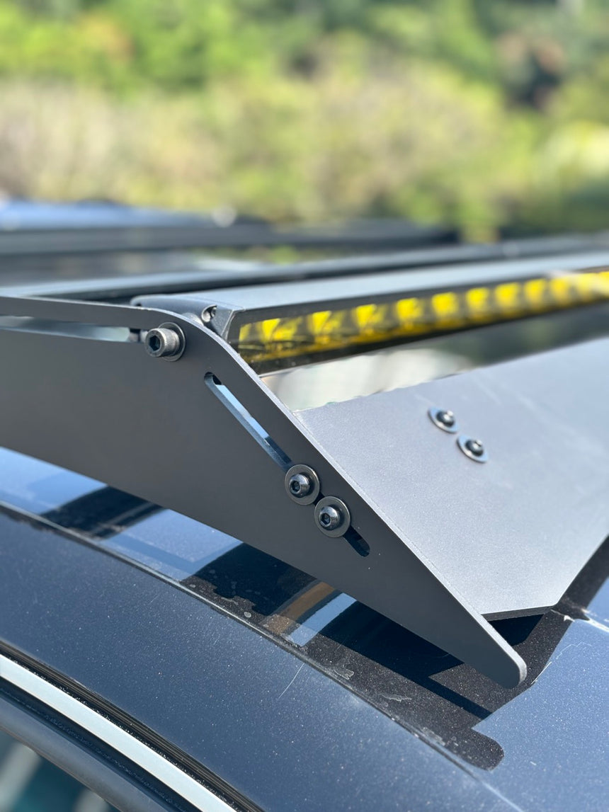 49 inch baja warrior single row led light bar for offroad akioverland porsche cayenne super slim roof rack