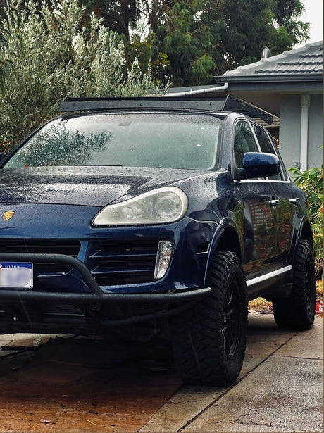 Akioverland Porsche Cayenne 955/957 Half Height Tubular Offroad Front Bumper