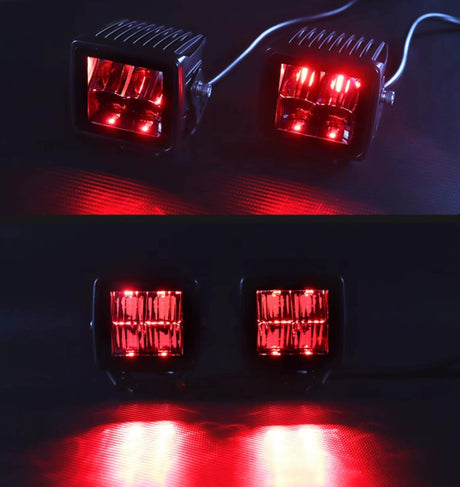 Baja Warrior BZ3028 3 inch LED Pod Ambient light 40W Ditch Light toyota lc100 lc80 lc200 cayenne offroad 