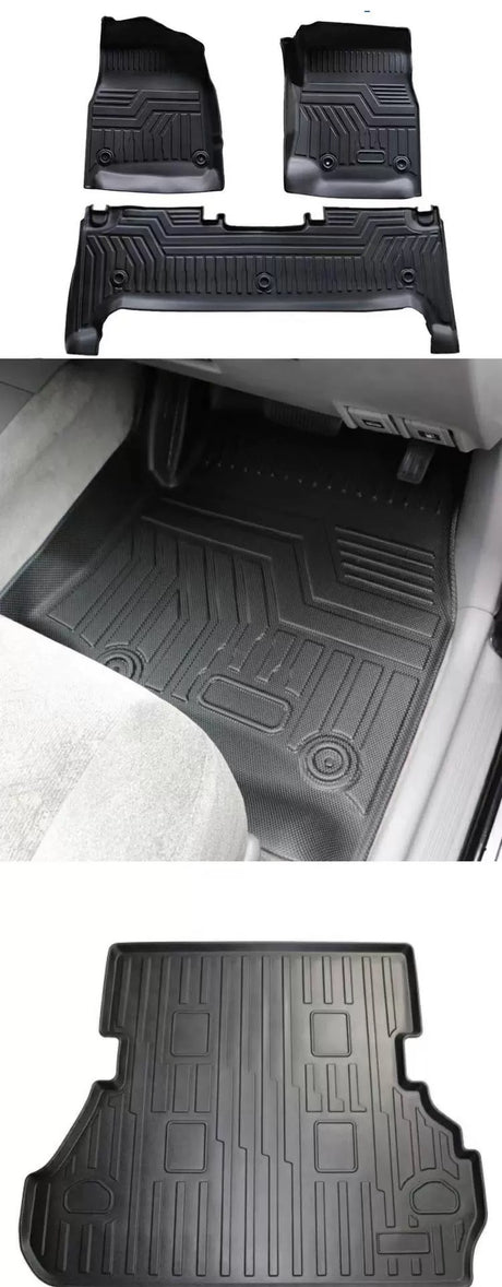 Toyota Land Cruiser LC100 LX470 Black 3D Floor Liner Mat