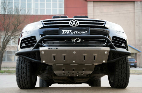 Akioverland Gen 2 T3 VW touareg off-road tubular bumper with winch bracket