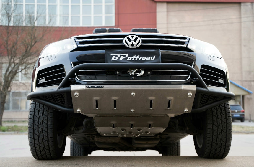 Akioverland Gen 2 T3 VW touareg off-road tubular bumper with winch bracket