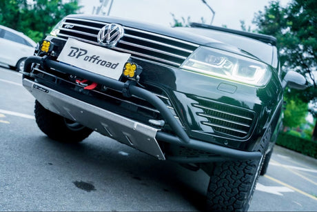 Akioverland Gen 2 T3 VW touareg off-road tubular bumper with winch bracket