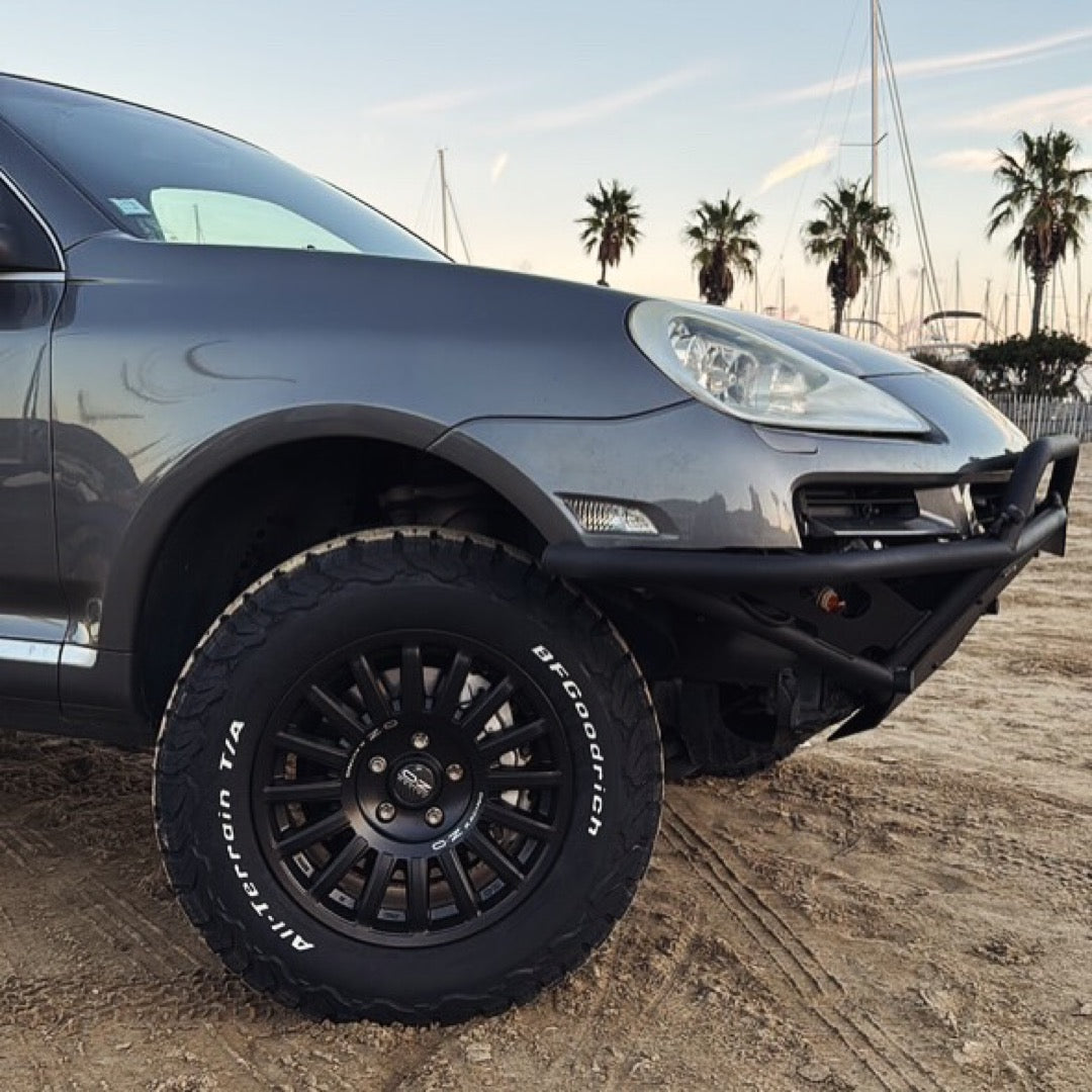 Porsche Cayenne 957 Full Height Tubular Offroad front bumper with winch bracket