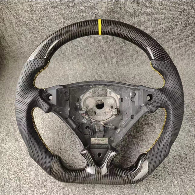 Akioverland Custom porsche cayenne 955 957 Carbon fibre steering wheel