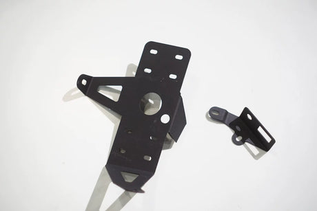 Powder-Coated Black Steel Compressor Bracket for Toyota FZJ80 & HDJ81, LHD Version