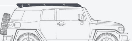 Akioverland super slim modular roof rack for Toyota  FJ Cruiser